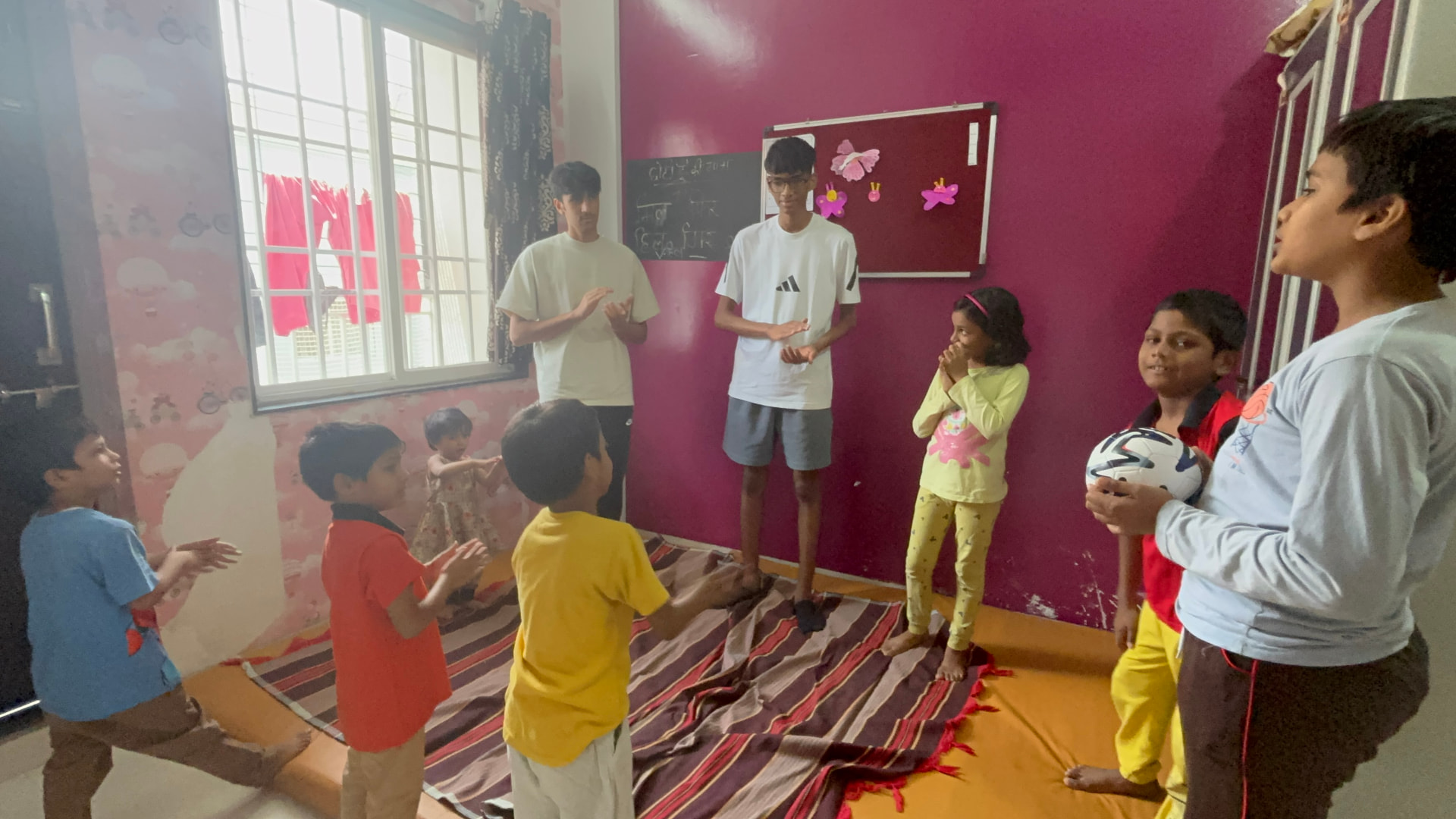 Volunteers at work